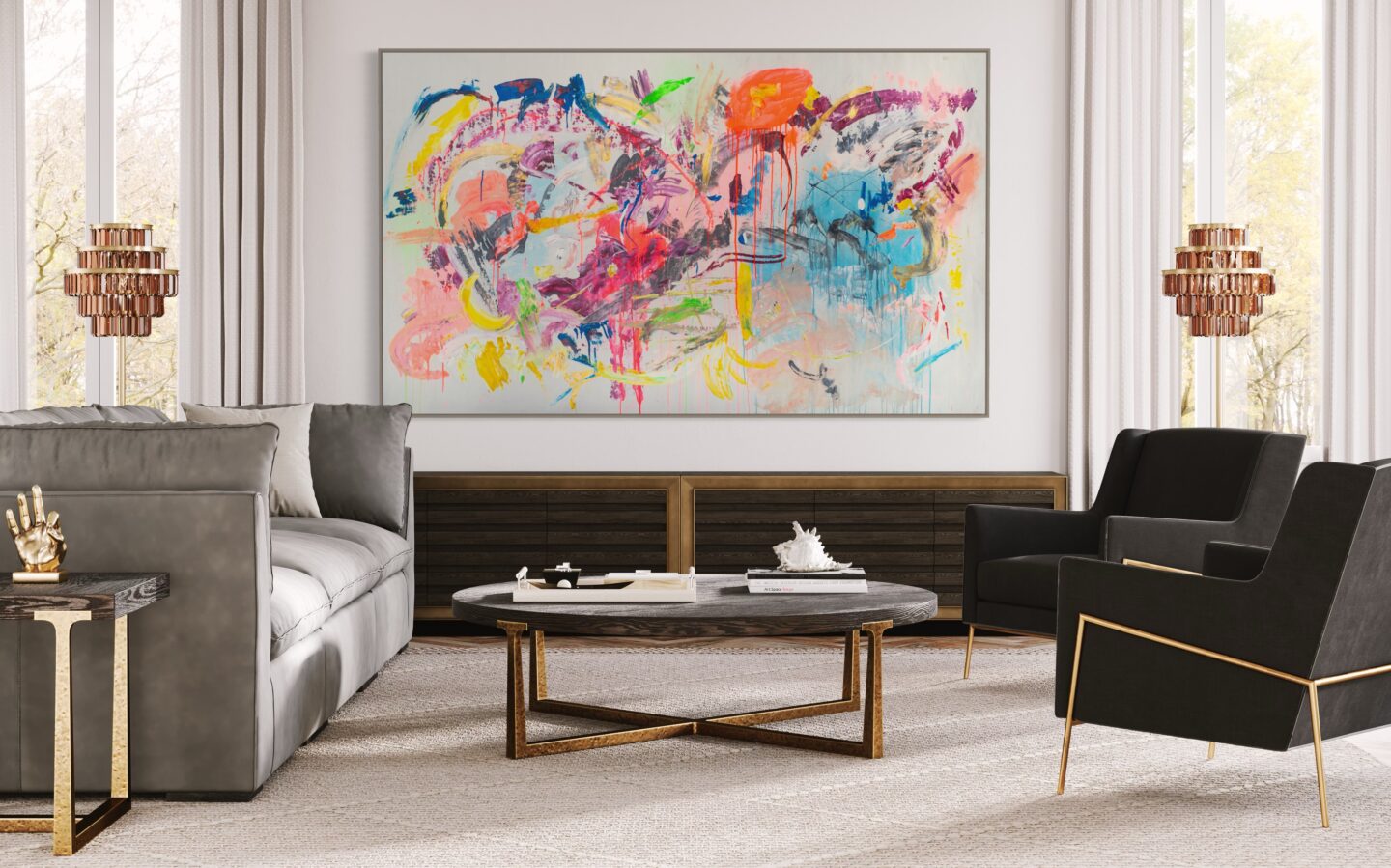 Abstract Artwork: A Badge of Sophistication and Power in Your Living Room